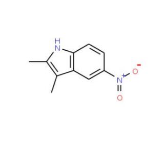 2,3-Dimethyl-5-nitroindole (CAS 21296-94-6) - chemical structure image