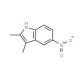 2,3-Dimethyl-5-nitroindole (CAS 21296-94-6) - chemical structure image
