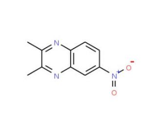 2,3-Dimethyl-6-nitroquinoxaline (CAS 2942-03-2) - chemical structure image