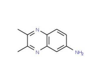 2,3-Dimethyl-6-quinoxalinamine (CAS 7576-88-7) - chemical structure image