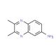 2,3-Dimethyl-6-quinoxalinamine (CAS 7576-88-7) - chemical structure image