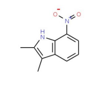 2,3-Dimethyl-7-nitroindole (CAS 41018-86-4) - chemical structure image
