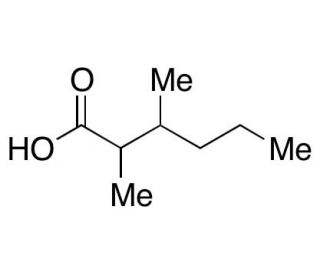 2,3-Dimethyl-hexanoic acid (CAS 41065-92-3) - chemical structure image