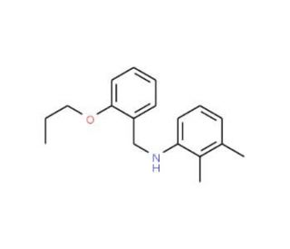 2,3-Dimethyl-N-(2-propoxybenzyl)aniline - chemical structure image