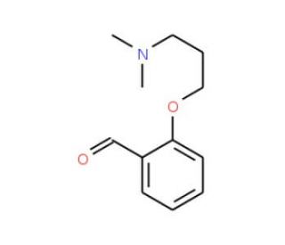 2-(3-Dimethylaminopropoxy)benzaldehyde (CAS 10429-30-8) - chemical structure image