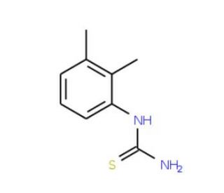 2,3-Dimethylphenylthiourea (CAS 55752-58-4) - chemical structure image