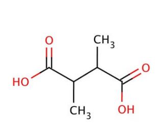 2,3-Dimethylsuccinic acid (CAS 13545-04-5) - chemical structure image