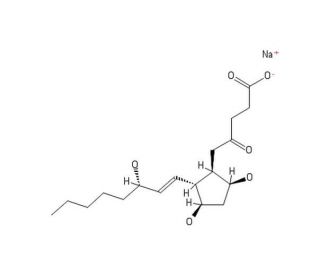 2,3-dinor-6-keto Prostaglandin F1&alpha;, sodium salt - chemical structure image
