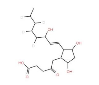 2,3-Dinor-6-ketoprostaglandin F1&alpha;-d4 - chemical structure image