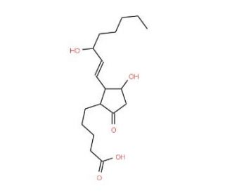 2,3-dinor Prostaglandin E1 (CAS 7046-40-4) - chemical structure image