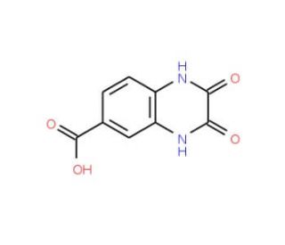 2,3-dioxo-1,2,3,4-tetrahydroquinoxaline-6-carboxylic acid (CAS 14121-55-2) - chemical structure image
