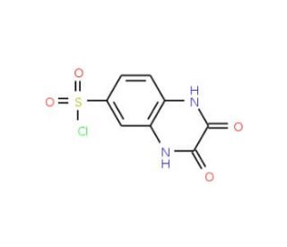 2,3-dioxo-1,2,3,4-tetrahydroquinoxaline-6-sulfonyl chloride (CAS 952-10-3) - chemical structure image