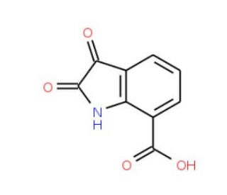 2,3-dioxoindoline-7-carboxylic acid (CAS 25128-35-2) - chemical structure image