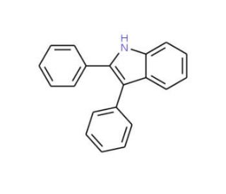 2,3-Diphenylindole (CAS 3469-20-3) - chemical structure image