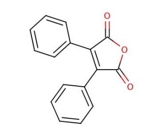 2,3-Diphenylmaleic anhydride (CAS 4808-48-4) - chemical structure image