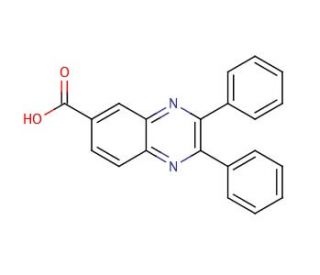 2,3-Diphenylquinoxaline-6-carboxylic Acid (CAS 32387-96-5) - chemical structure image
