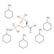 2,3-Diphospho-D-glyceric acid penta(cyclohexylammonium) salt (CAS 62868-79-5) - chemical structure image