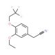 2-[3-ethoxy-4-(2,2,2-trifluoroethoxy)phenyl]acetonitrile - chemical structure image