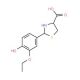2-(3-Ethoxy-4-hydroxy-phenyl)-thiazolidine-4-carboxylic acid - chemical structure image