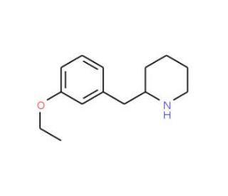 2-(3-Ethoxy-benzyl)-piperidine (CAS 955288-33-2) - chemical structure image