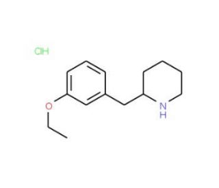 2-(3-Ethoxy-benzyl)-piperidine hydrochloride (CAS 1170163-05-9) - chemical structure image
