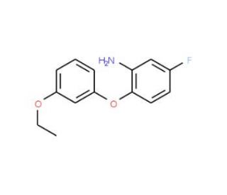 2-(3-Ethoxyphenoxy)-5-fluoroaniline - chemical structure image