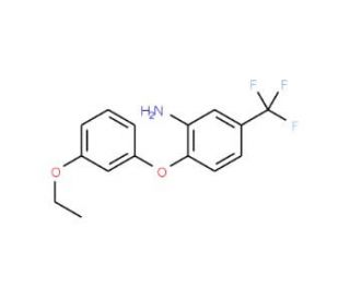 2-(3-Ethoxyphenoxy)-5-(trifluoromethyl)aniline - chemical structure image