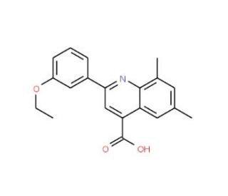 2-(3-Ethoxyphenyl)-6,8-dimethylquinoline-4-carboxylic acid - chemical structure image