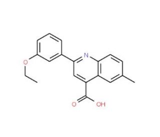2-(3-Ethoxyphenyl)-6-methylquinoline-4-carboxylic acid - chemical structure image