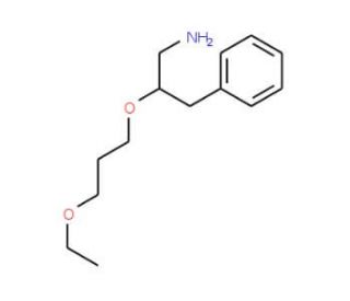 2-(3-Ethoxypropoxy)-3-phenylpropylamine - chemical structure image