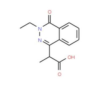 2-(3-Ethyl-4-oxo-3,4-dihydro-phthalazin-1-yl)-propionic acid - chemical structure image