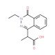 2-(3-Ethyl-4-oxo-3,4-dihydro-phthalazin-1-yl)-propionic acid - chemical structure image