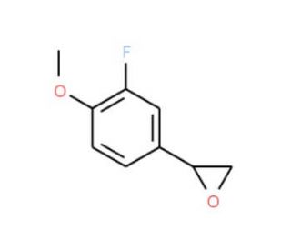 2-(3-fluoro-4-methoxyphenyl)oxirane - chemical structure image