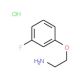 2-(3-Fluoro-phenoxy)-ethylamine hydrochloride - chemical structure image
