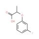 2-(3-Fluoro-phenoxy)-propionic acid - chemical structure image