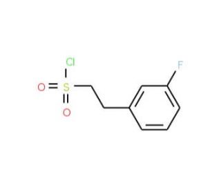2-(3-Fluoro-phenyl)-ethanesulfonyl chloride - chemical structure image