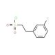 2-(3-Fluoro-phenyl)-ethanesulfonyl chloride - chemical structure image