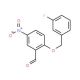2-(3-Fluorobenzyloxy)-5-nitrobenzaldehyde - chemical structure image
