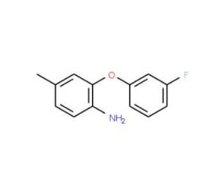 2-(3-Fluorophenoxy)-4-methylaniline - chemical structure image