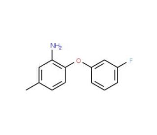 2-(3-Fluorophenoxy)-5-methylaniline - chemical structure image