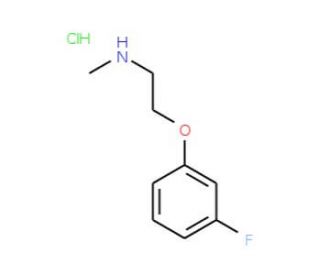 2-(3-Fluorophenoxy)-N-methyl-1-ethanaminehydrochloride - chemical structure image
