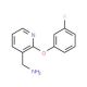 [2-(3-fluorophenoxy)pyridin-3-yl]methylamine - chemical structure image