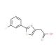 [2-(3-fluorophenyl)-1,3-thiazol-4-yl]acetic acid - chemical structure image