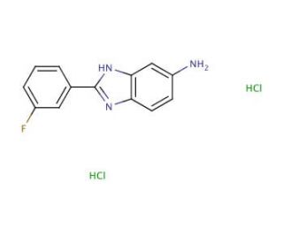 2-(3-fluorophenyl)-1H-1,3-benzodiazol-5-amine dihydrochloride - chemical structure image