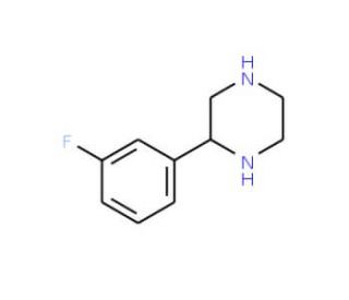 2-(3-Fluorophenyl)piperazine - chemical structure image