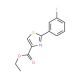 2-(3-Fluorophenyl)thiazole-4-carboxylic acid ethyl ester (CAS 132089-37-3) - chemical structure image
