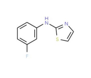 2-(3-Fluorophenylamino)thiazole - chemical structure image