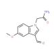 2-(3-Formyl-5-methoxy-indol-1-yl)-acetamide - chemical structure image