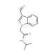 2-(3-Formyl-indol-1-yl)-N-isopropyl-acetamide (CAS 708284-70-2) - chemical structure image