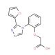 [2-(3-Furan-2-yl-[1,2,4]triazol-4-yl)-phenoxy]-acetic acid - chemical structure image